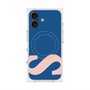 プレミアムスクエアケース with MagSafe［ オリジナル - initial color - S navy ］