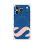 プレミアムスクエアケース with MagSafe［ オリジナル - initial color - S navy ］