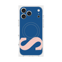 プレミアムスクエアケース with MagSafe［ オリジナル - initial color - S navy ］