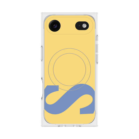 プレミアムスクエアケース with MagSafe［ オリジナル - initial color - S yellow ］