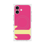 プレミアムスクエアケース with MagSafe［ オリジナル - initial color - T pink ］