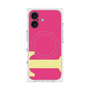 プレミアムスクエアケース with MagSafe［ オリジナル - initial color - T pink ］
