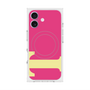 プレミアムスクエアケース with MagSafe［ オリジナル - initial color - T pink ］