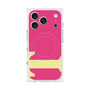 プレミアムスクエアケース with MagSafe［ オリジナル - initial color - T pink ］