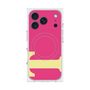 プレミアムスクエアケース with MagSafe［ オリジナル - initial color - T pink ］