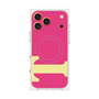 プレミアムスクエアケース with MagSafe［ オリジナル - initial color - T pink ］