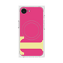 プレミアムスクエアケース with MagSafe［ オリジナル - initial color - T pink ］