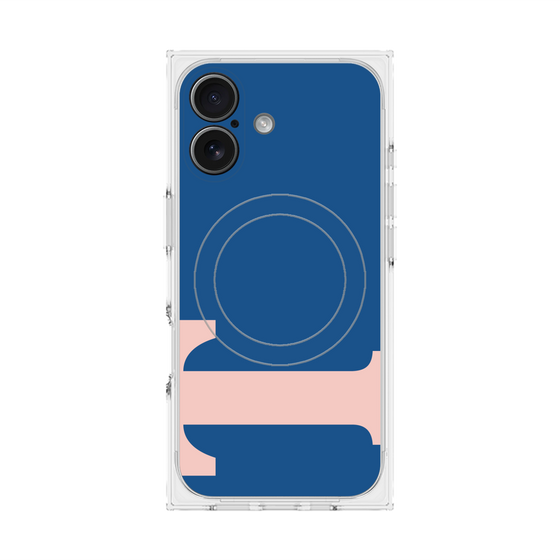 プレミアムスクエアケース with MagSafe［ オリジナル - initial color - T navy ］