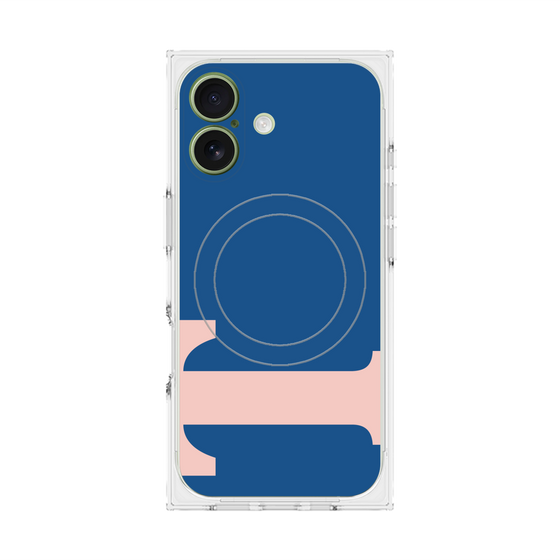 プレミアムスクエアケース with MagSafe［ オリジナル - initial color - T navy ］