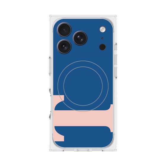 プレミアムスクエアケース with MagSafe［ オリジナル - initial color - T navy ］