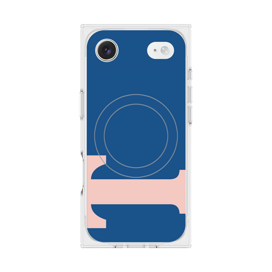プレミアムスクエアケース with MagSafe［ オリジナル - initial color - T navy ］