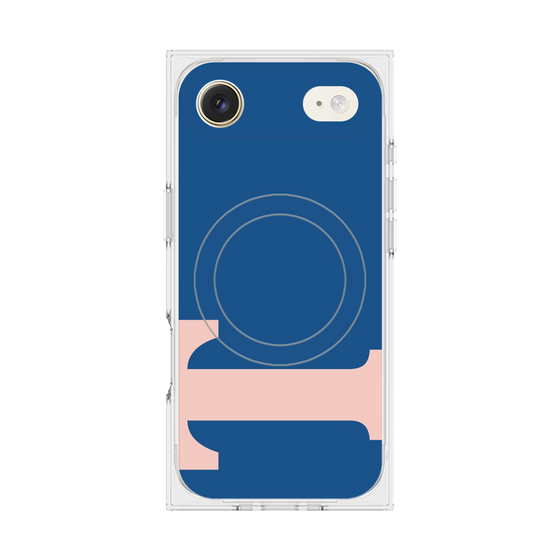 プレミアムスクエアケース with MagSafe［ オリジナル - initial color - T navy ］