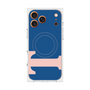 プレミアムスクエアケース with MagSafe［ オリジナル - initial color - T navy ］