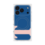 プレミアムスクエアケース with MagSafe［ オリジナル - initial color - T navy ］