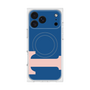 プレミアムスクエアケース with MagSafe［ オリジナル - initial color - T navy ］