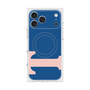 プレミアムスクエアケース with MagSafe［ オリジナル - initial color - T navy ］