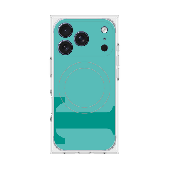 プレミアムスクエアケース with MagSafe［ オリジナル - initial color - T light green ］