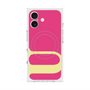 プレミアムスクエアケース with MagSafe［ オリジナル - initial color - U pink ］
