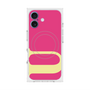 プレミアムスクエアケース with MagSafe［ オリジナル - initial color - U pink ］