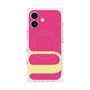 プレミアムスクエアケース with MagSafe［ オリジナル - initial color - U pink ］