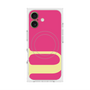 プレミアムスクエアケース with MagSafe［ オリジナル - initial color - U pink ］