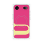 プレミアムスクエアケース with MagSafe［ オリジナル - initial color - U pink ］