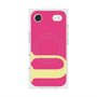 プレミアムスクエアケース with MagSafe［ オリジナル - initial color - U pink ］