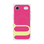 プレミアムスクエアケース with MagSafe［ オリジナル - initial color - U pink ］