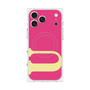 プレミアムスクエアケース with MagSafe［ オリジナル - initial color - U pink ］
