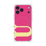 プレミアムスクエアケース with MagSafe［ オリジナル - initial color - U pink ］