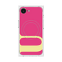 プレミアムスクエアケース with MagSafe［ オリジナル - initial color - U pink ］