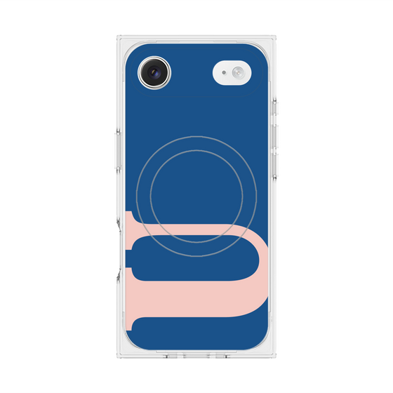 プレミアムスクエアケース with MagSafe［ オリジナル - initial color - U navy ］