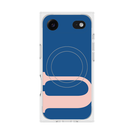 プレミアムスクエアケース with MagSafe［ オリジナル - initial color - U navy ］