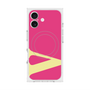 プレミアムスクエアケース with MagSafe［ オリジナル - initial color - V pink ］