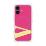 プレミアムスクエアケース with MagSafe［ オリジナル - initial color - V pink ］