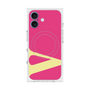 プレミアムスクエアケース with MagSafe［ オリジナル - initial color - V pink ］