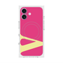 プレミアムスクエアケース with MagSafe［ オリジナル - initial color - V pink ］