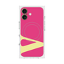 プレミアムスクエアケース with MagSafe［ オリジナル - initial color - V pink ］
