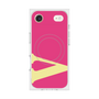 プレミアムスクエアケース with MagSafe［ オリジナル - initial color - V pink ］