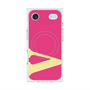プレミアムスクエアケース with MagSafe［ オリジナル - initial color - V pink ］