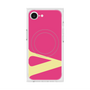 プレミアムスクエアケース with MagSafe［ オリジナル - initial color - V pink ］