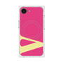 プレミアムスクエアケース with MagSafe［ オリジナル - initial color - V pink ］