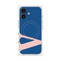プレミアムスクエアケース with MagSafe［ オリジナル - initial color - V navy ］