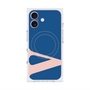 プレミアムスクエアケース with MagSafe［ オリジナル - initial color - V navy ］