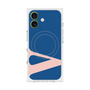 プレミアムスクエアケース with MagSafe［ オリジナル - initial color - V navy ］