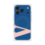 プレミアムスクエアケース with MagSafe［ オリジナル - initial color - V navy ］