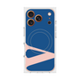 プレミアムスクエアケース with MagSafe［ オリジナル - initial color - V navy ］