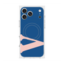 プレミアムスクエアケース with MagSafe［ オリジナル - initial color - V navy ］