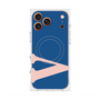 プレミアムスクエアケース with MagSafe［ オリジナル - initial color - V navy ］