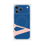 プレミアムスクエアケース with MagSafe［ オリジナル - initial color - V navy ］